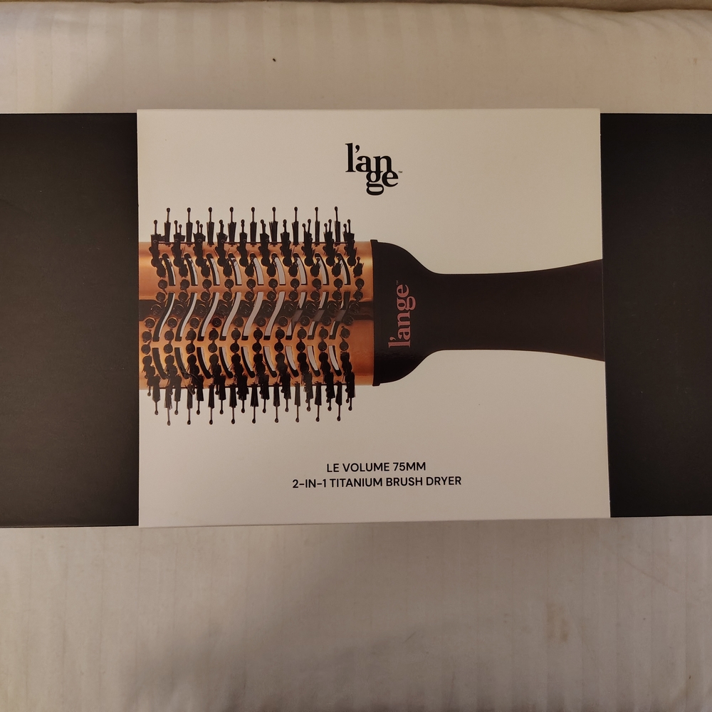 Lange Le Volume 75MM 2-in-1 Titanium Brush Dryer - Black and Copper